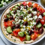 7 Layer Greek Hummus Dip