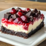 Black Forest Cheesecake Bars