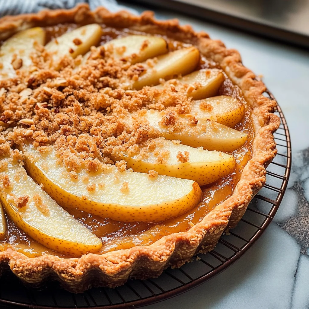 Chai Spiced Pear Almond Crumble Tart: A 42-year Secret