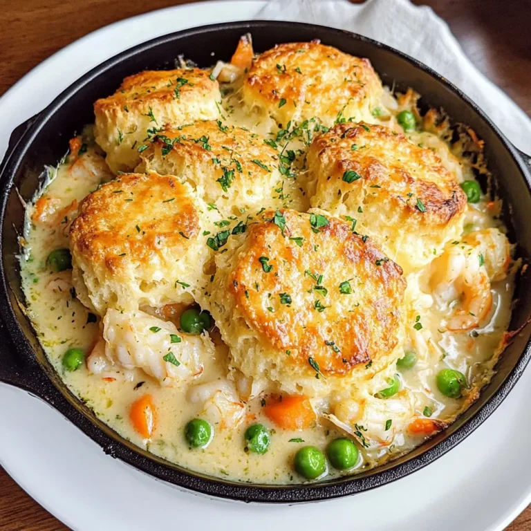 Cheddar Bay Biscuit Seafood Pot Pie: An Incredible Ultimate Comforting Classic