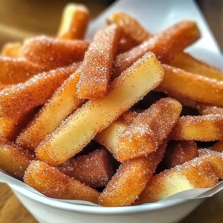 Cinnamon Sugar Apple Fries