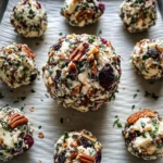 Cranberry Pecan Goat Cheese Ball