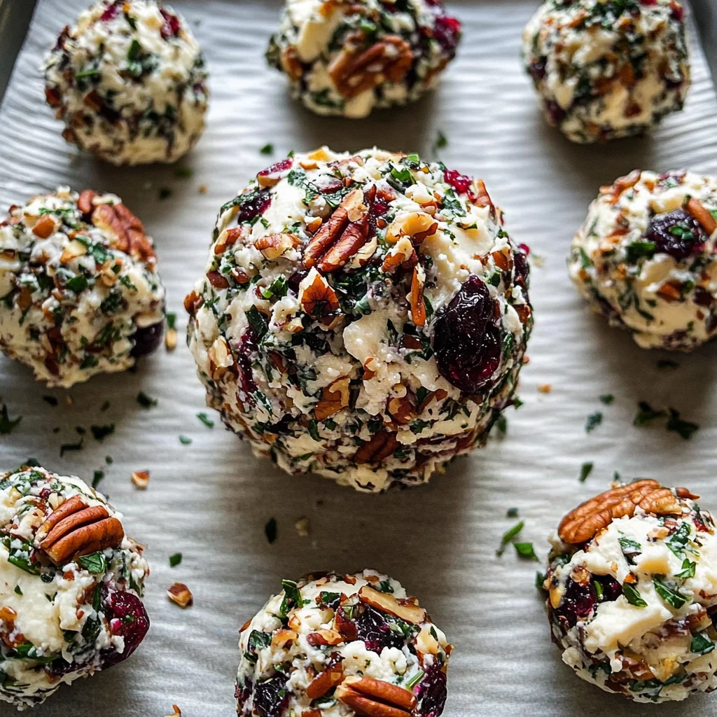 Cranberry Pecan Goat Cheese Ball
