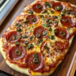 Delicious Hot Honey Flatbread Pizza