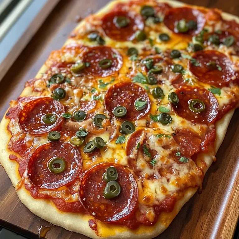 Delicious Hot Honey Flatbread Pizza