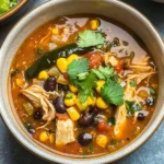 Easy Chicken, Poblano, and Black Bean Soup (Small Batch)