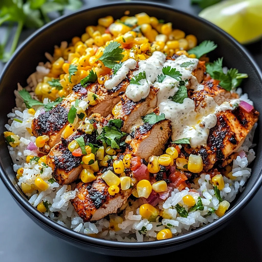 Easy Street Corn Chicken Rice Bowl