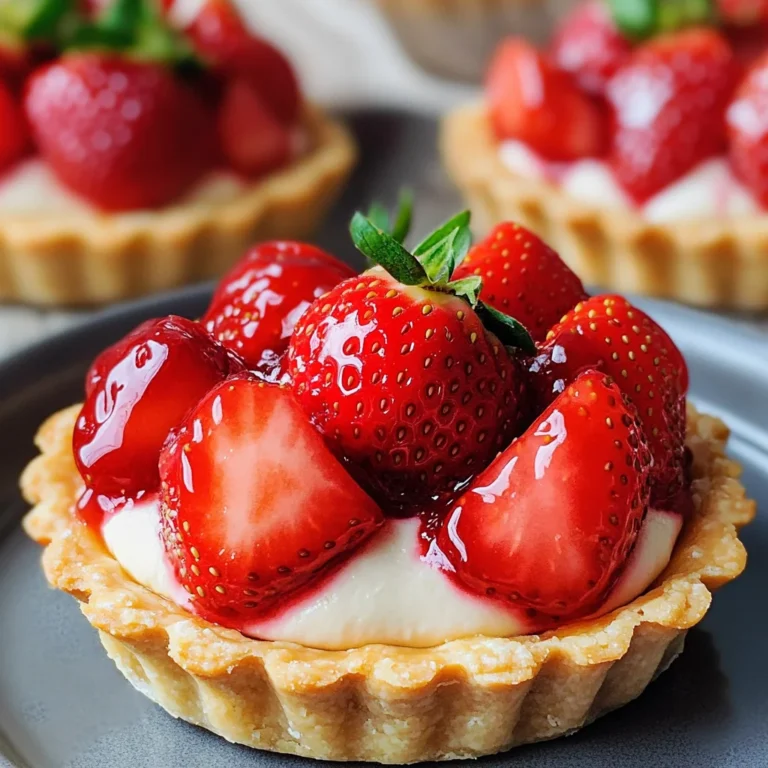 Fresh and Delicious Strawberry Tartlets Recipe