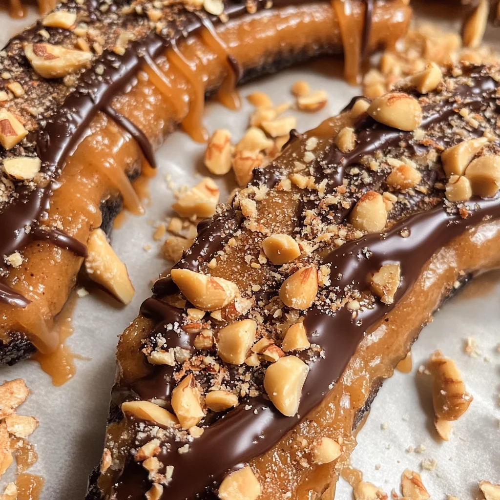 Frozen Banana Snickers