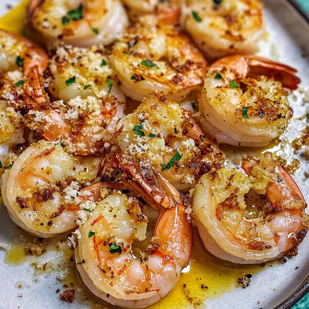 Garlic Parmesan Roasted Shrimp Recipe