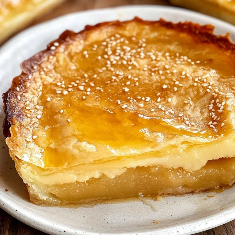 Golden Greek Honey Pie (Melopita)