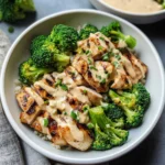 Grilled Chicken & Broccoli Bowls With Creamy Garlic Sauce Delight Your Taste Buds!
