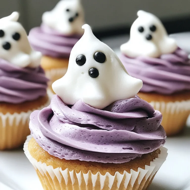 Halloween Ghost Cupcakes