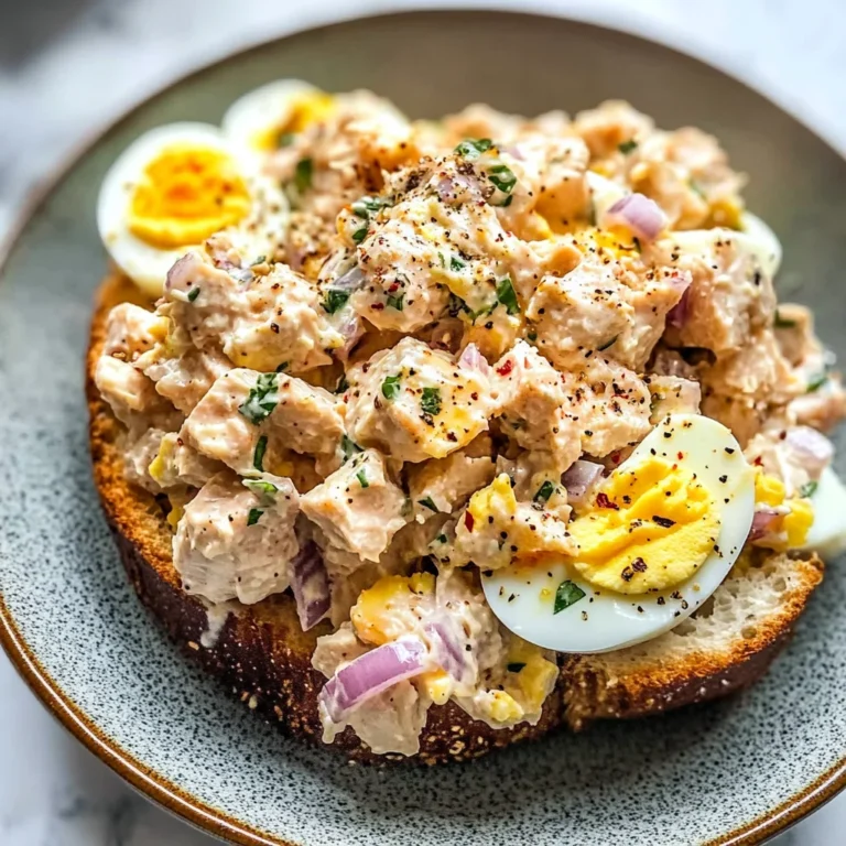 Healthy Tuna Egg Salad