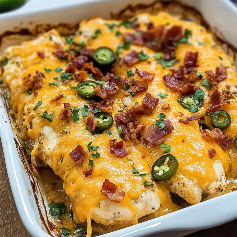 Jalapeño Chicken Popper Bake