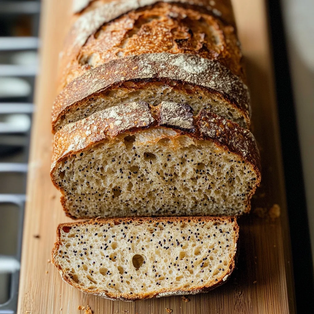 No Knead Rye Bread