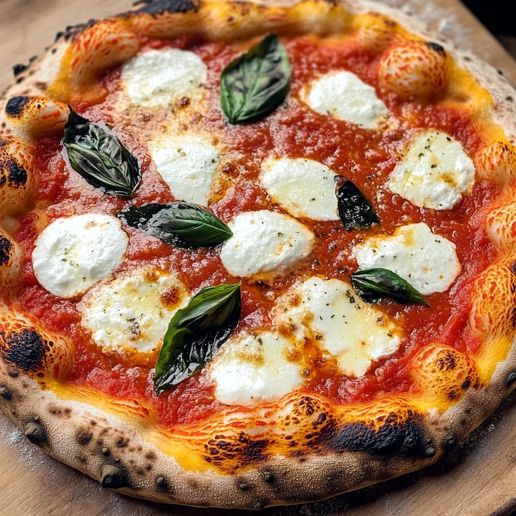 Pizza Margherita (Tomato, Basil, and Mozzarella Pizza)