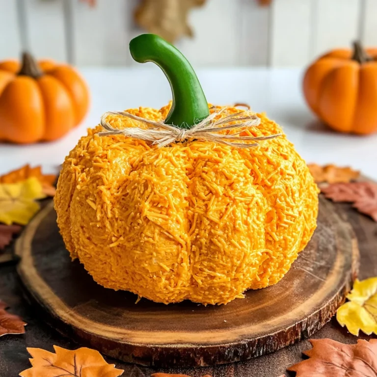 Pumpkin Shaped Cheese Ball