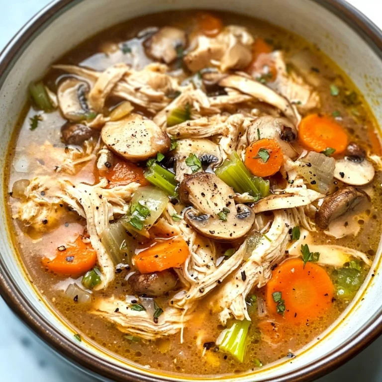 Rotisserie Chicken Mushroom Soup