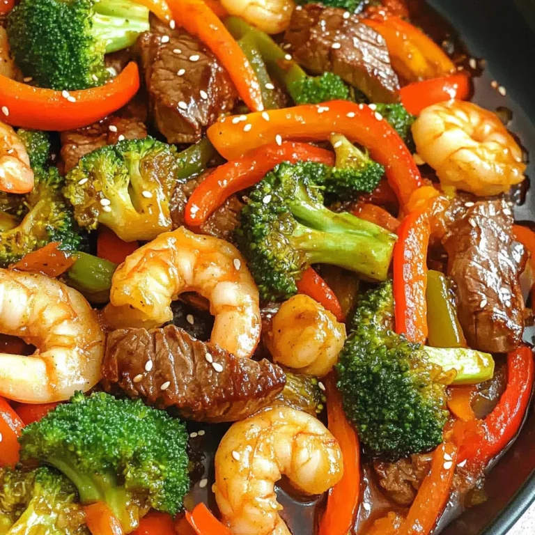 STEAK AND SHRIMP STIR FRY