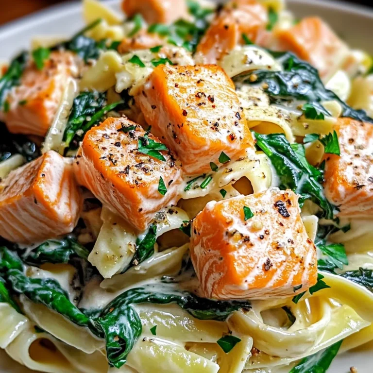 Salmon Spinach Pasta Dish: A Delicious and Nutritious Recipe to Try Today