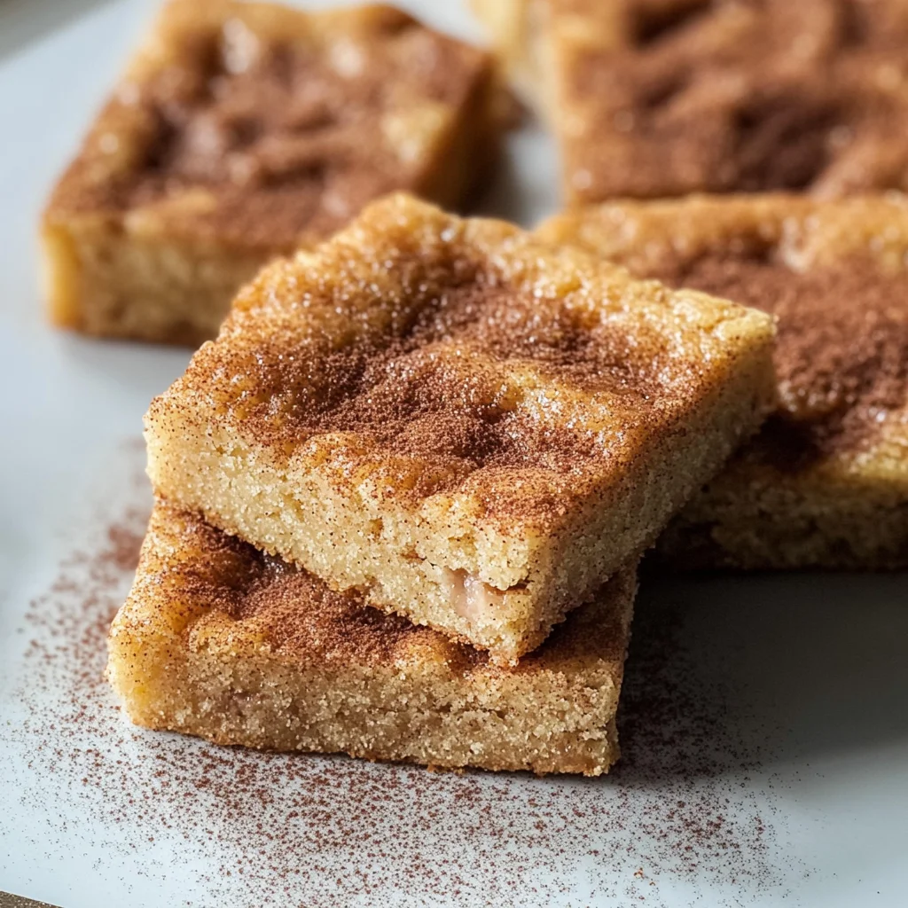 Snickerdoodle Bars