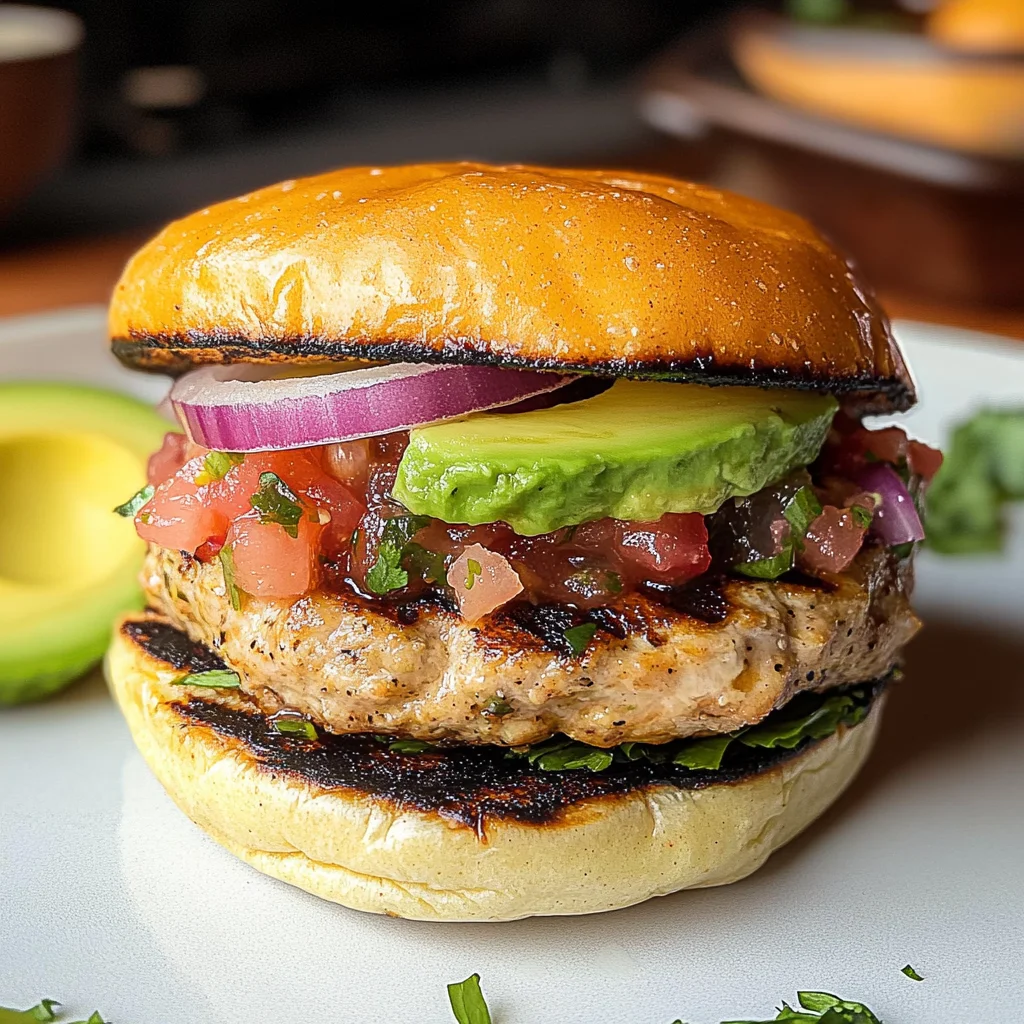 Spicy Southwest Turkey Burgers