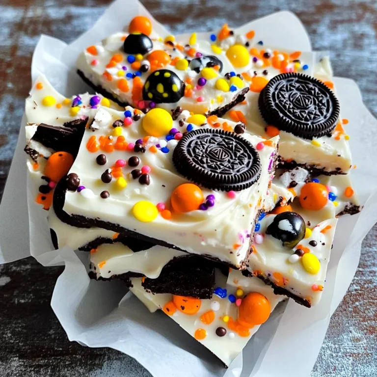 Spooky Halloween Oreo Bark