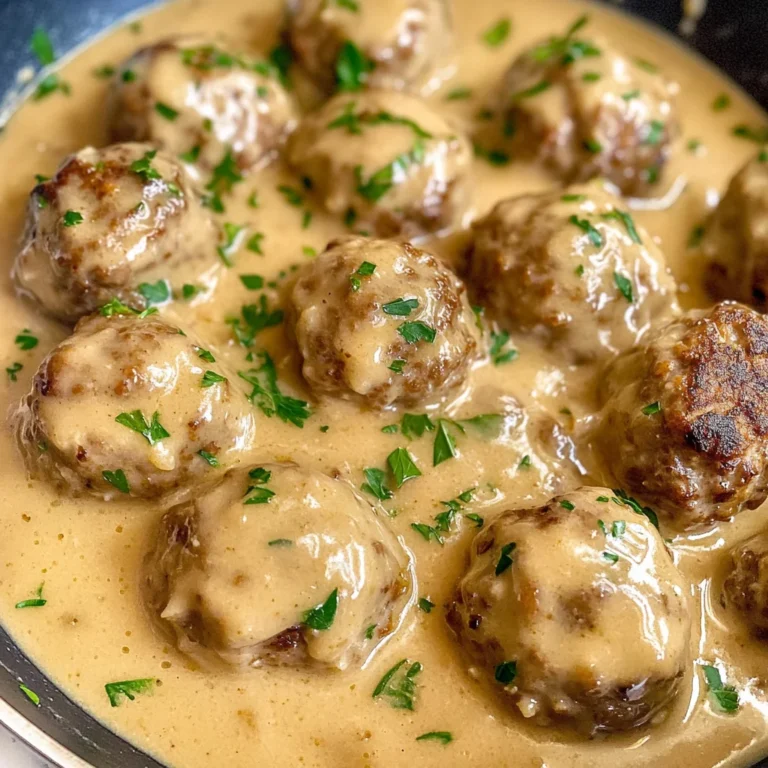Swedish Meatballs with Gravy