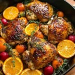 Sweet and Savory Roasted Orange Chicken