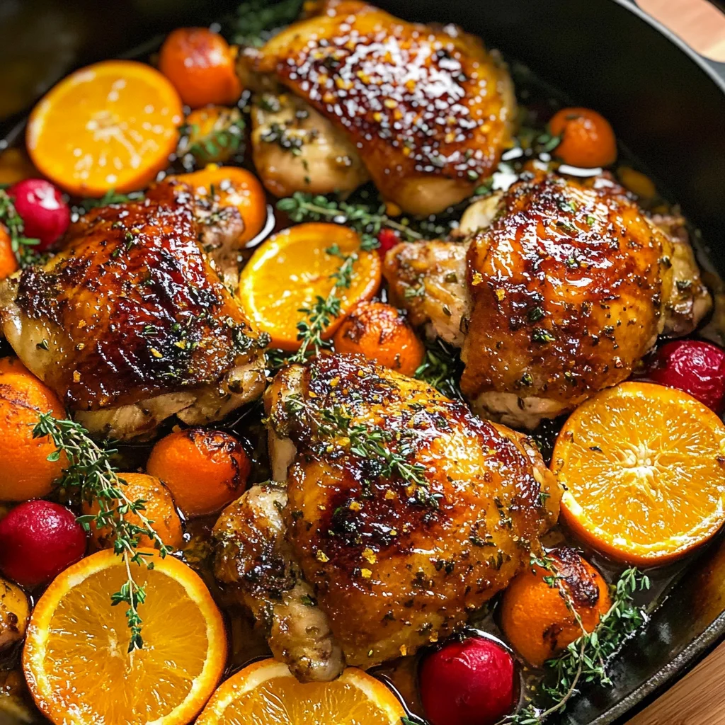 Sweet and Savory Roasted Orange Chicken