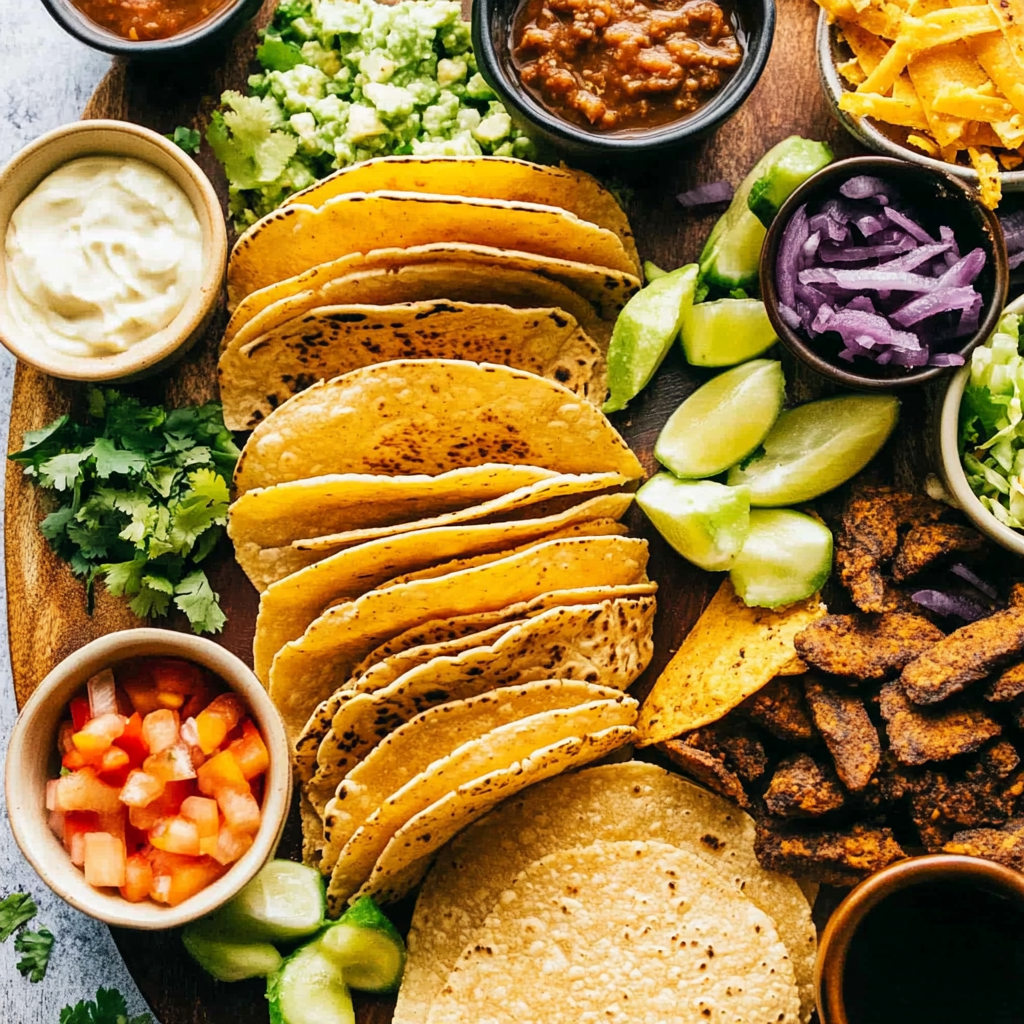 Easy Taco Recipe Dinner Board
