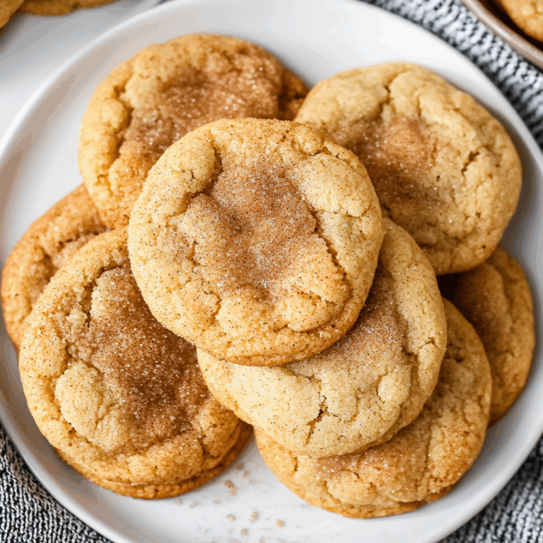Apple Cider Snickerdoodle Cookies