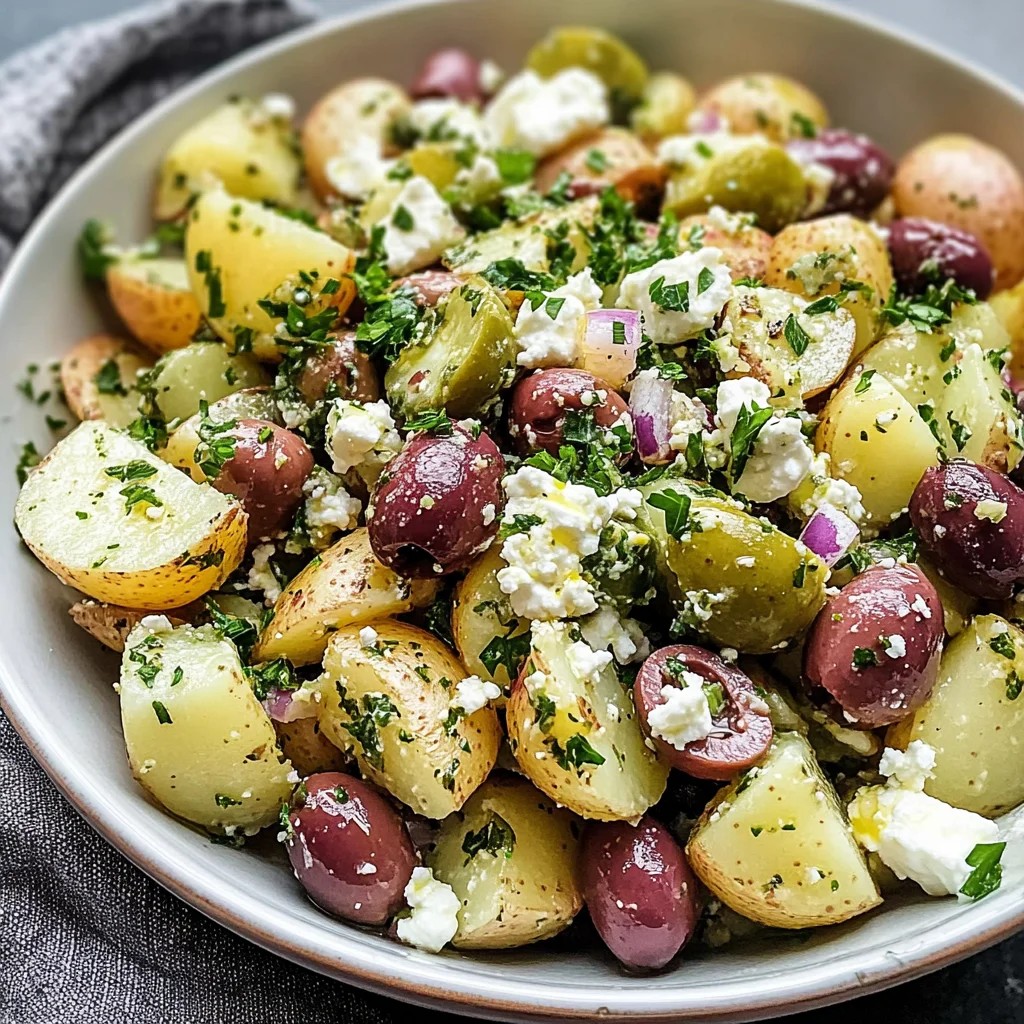 Amazing Mediterranean Potato Salad: 2 Flavors to Adore