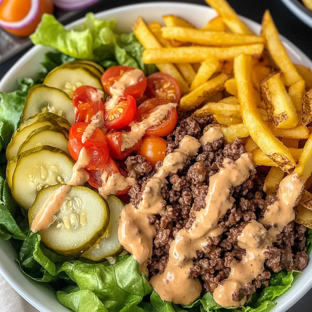 Burger Bowl Recipe