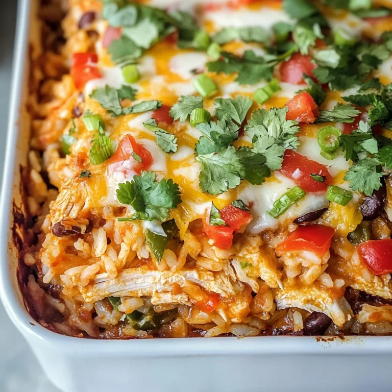 Chicken Burrito Casserole