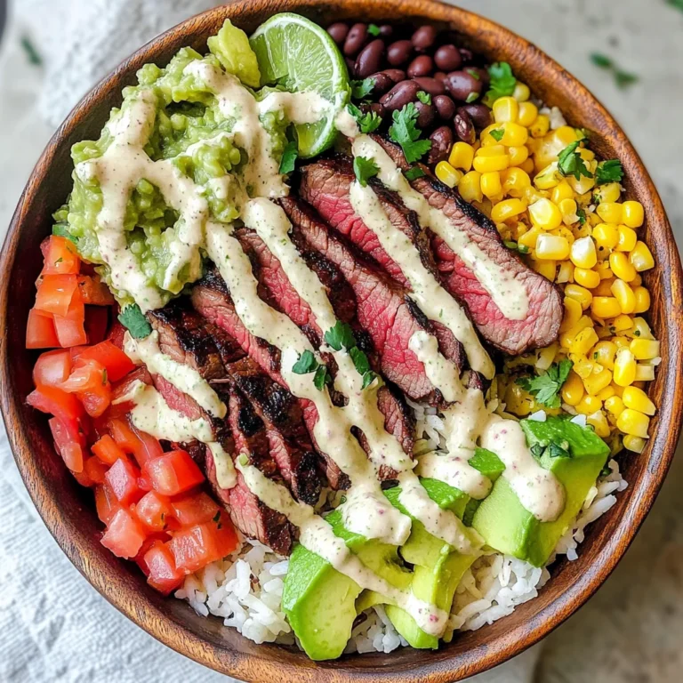 Cilantro Lime Steak Bowls