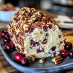 Cranberry Pecan Cheese Log