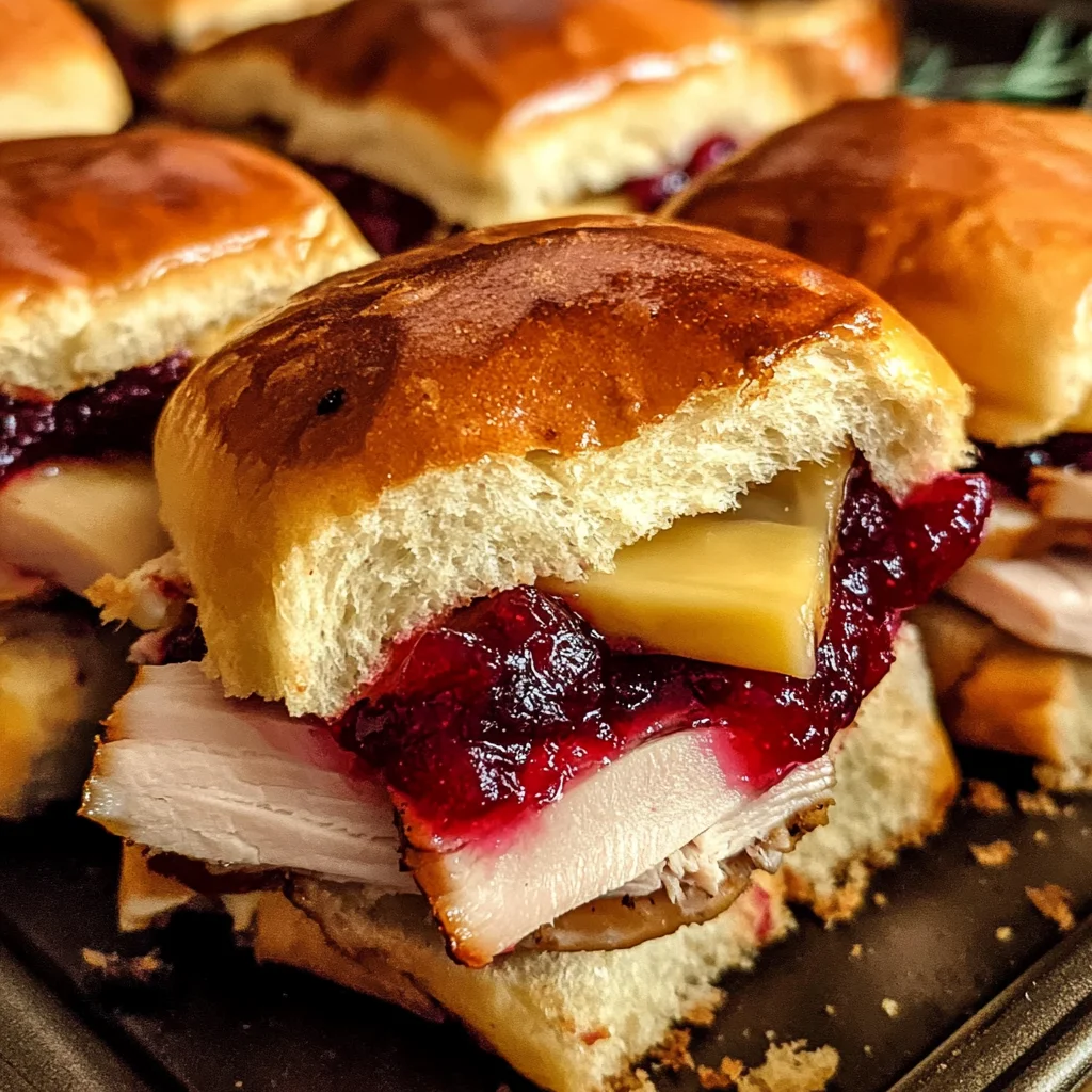 Cranberry Turkey Sliders