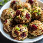 Cranberry & Turkey Stuffing Balls