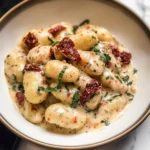 Creamy Sun-dried Tomato and Basil Gnocchi