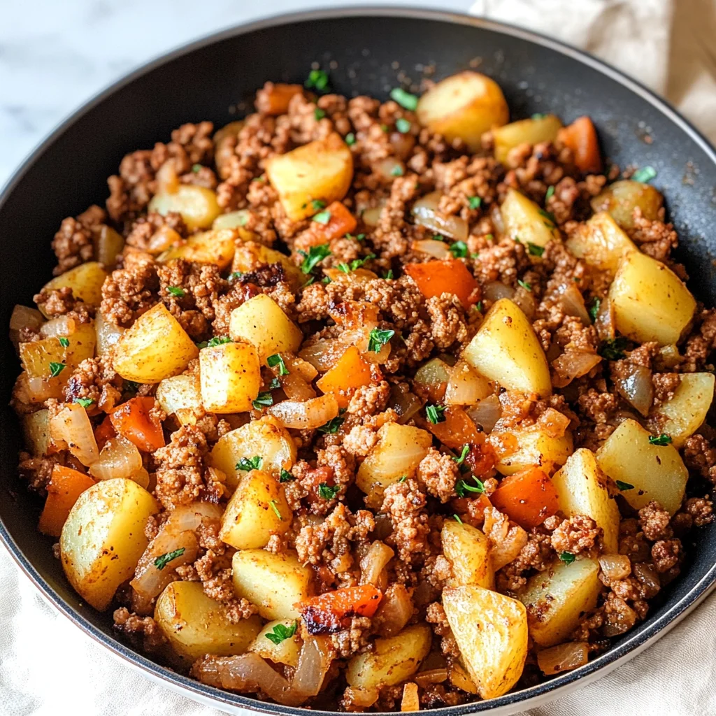 Create a Delicious Ground Turkey with Potatoes in Just 5 Steps!