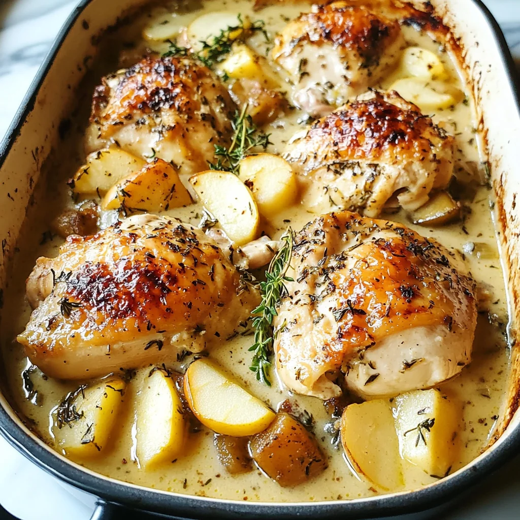 French Chicken Casserole a la Normande