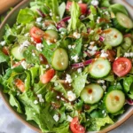 Fresh Mixed Greens Side Salad (for Steak, Pasta, & More!)