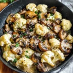Garlic Cauliflower Mushroom Skillet: Quick & Delicious Dish