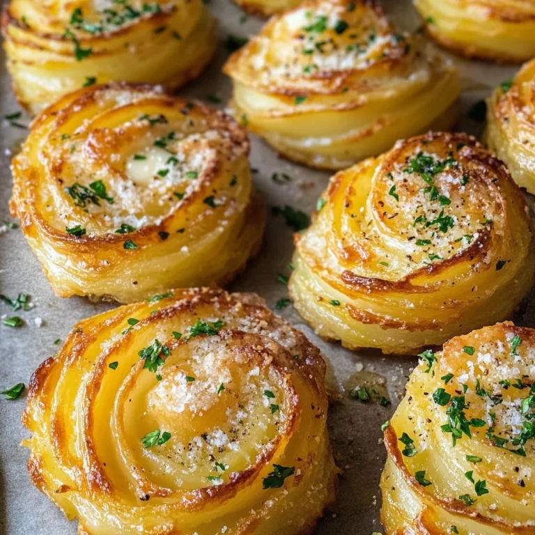 Garlic Parmesan Duchess Potatoes