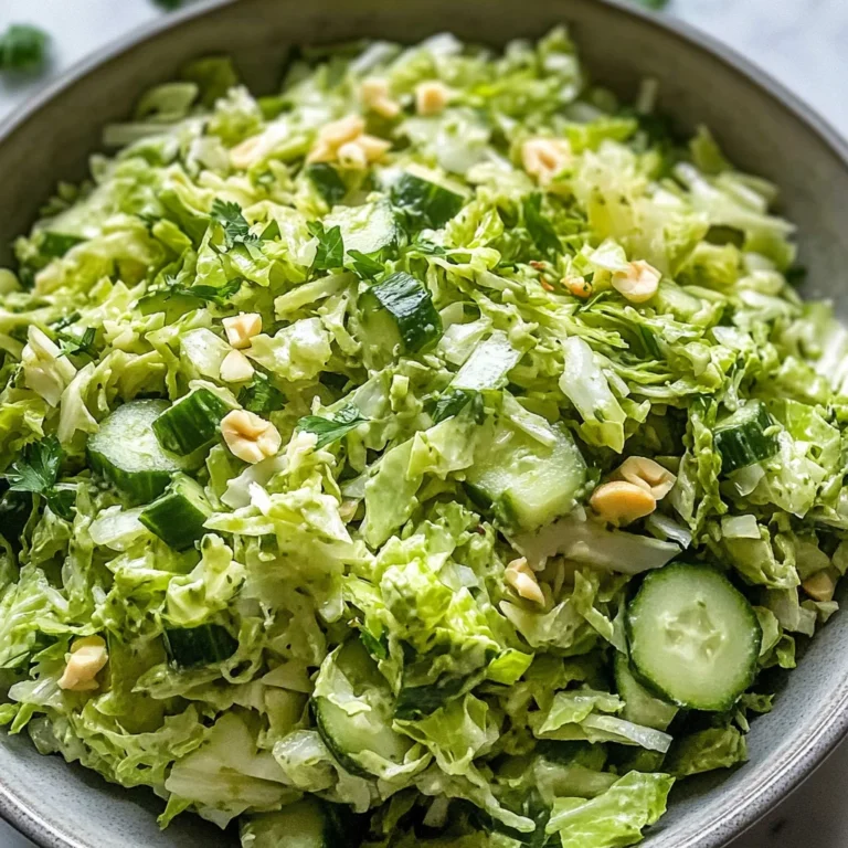 Green Goddess Cabbage Salad