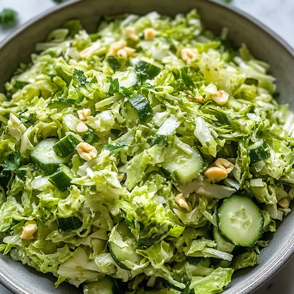 Green Goddess Cabbage Salad
