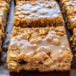Iced Oatmeal Cookie Bars Recipe