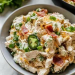 Keto Jalapeno Popper Cottage Cheese Chicken Salad
